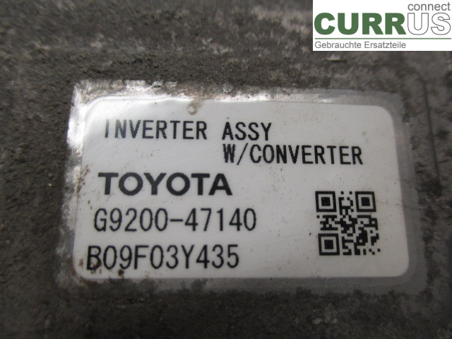 TOYOTA PRIUS ZVW30  09- Przetwornik / inwerter - elektryczny G92A0-47030 1,8 2ZR-FXE