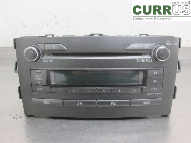 TOYOTA AURIS    07-09 Radio CD / panel multimedialny 86120-02520 1,6 1ZR-FE