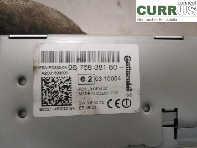 CITROEN C4 II  11-18 Radio CD / panel multimedialny 1612447780 1,6 9HR