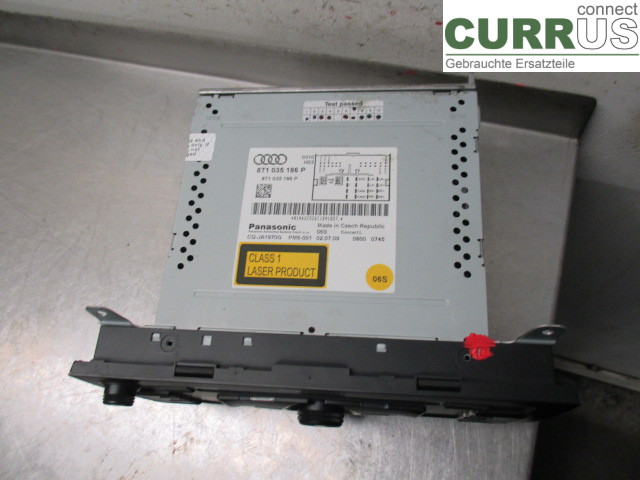 AUDI A4/S4  08-11 Radio CD / Multimedia panel 8T1057186PX CDNB 2,0