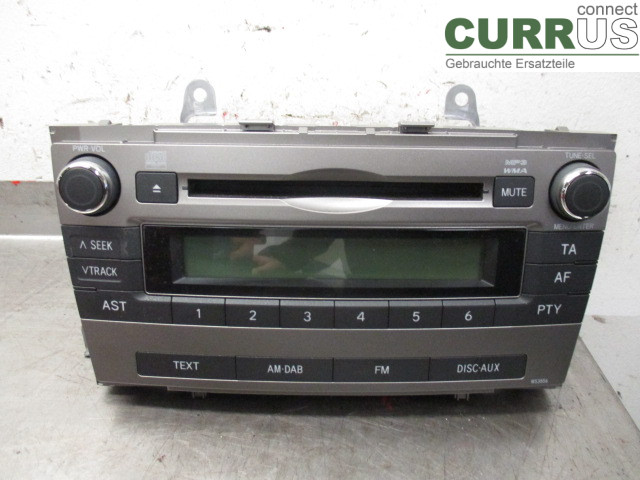 TOYOTA AVENSIS   09-15 Radio CD /Multimediapanel 86120-05190 1AD-FTV