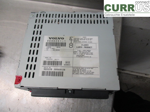 VOLVO S40       04-07 Radio CD / panneau multimédia 36050166 B5244S4