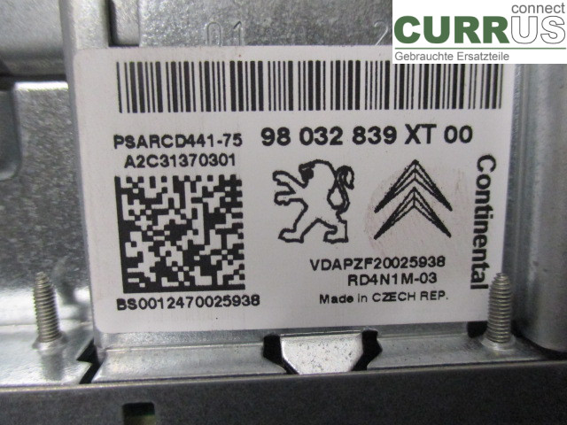 CITROEN BERLINGO  08-18 Radio CD / Multimedia panel 6579PV 1,6 HDI 9HF