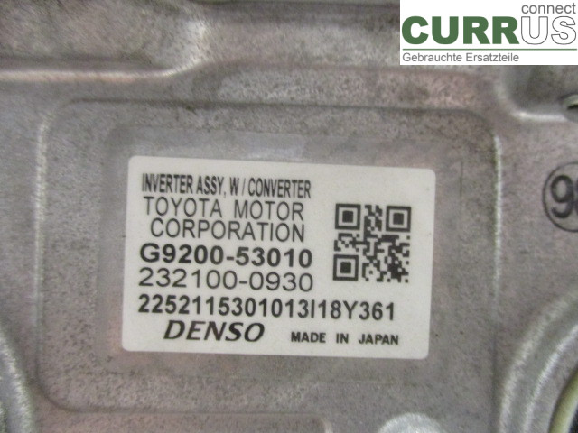 LEXUS IS 250/350 14- Convertisseur / onduleur - électrique G92A0-53011 2AR-FSE 300H