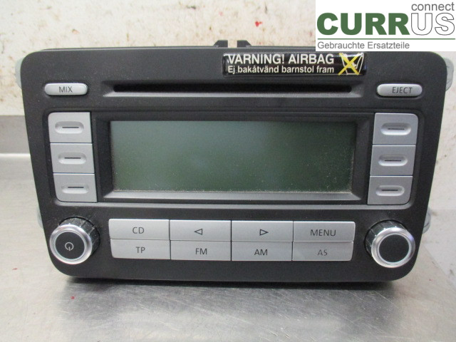 VW GOLF V      04-09 Radio CD /Multimediapanel 1K0057186PX BSE