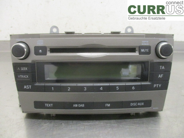 TOYOTA AVENSIS   09-15 Radio CD /Multimediapanel 86120-05190 1AD-FTV