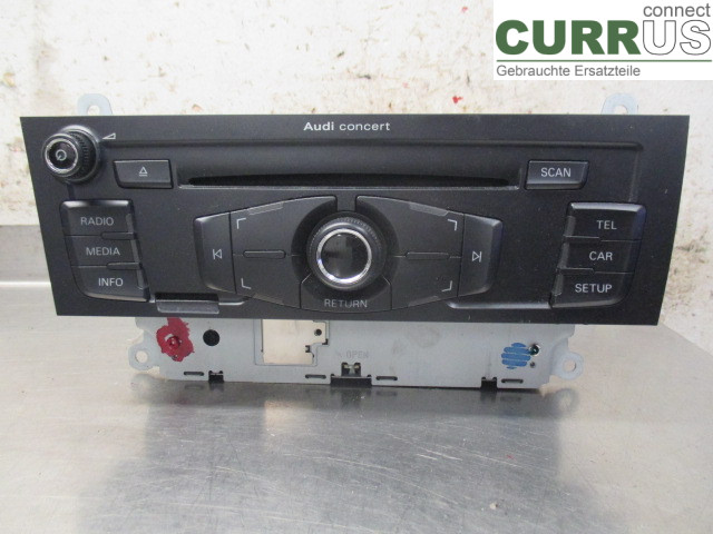 AUDI A4/S4  08-11 Radio CD / panneau multimédia 8T1057186CX CDHB