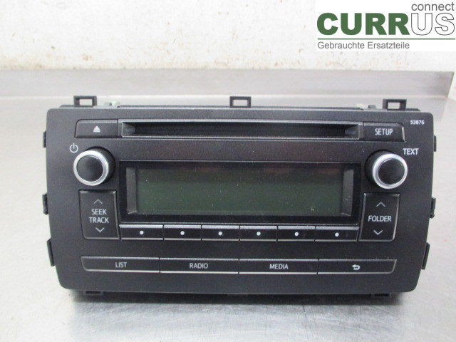 TOYOTA AURIS      13-19 Radio CD / Multimedia panel 86120-02880 1ND-TV