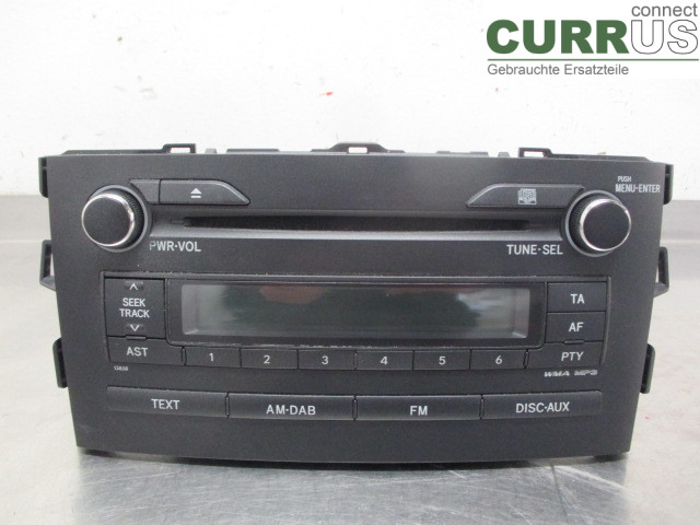 TOYOTA AURIS    10-12 Radio CD / Multimedia panel 86120-02A50 1ND-TV