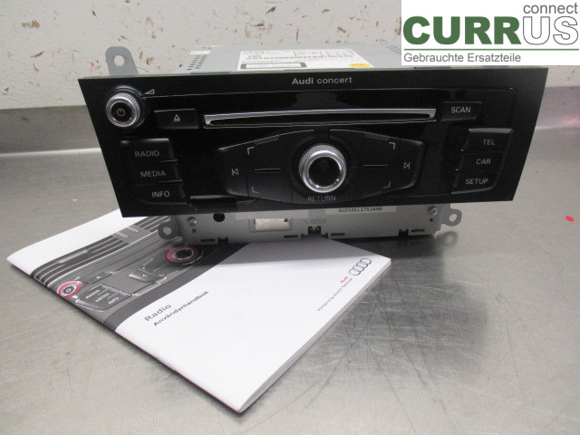 AUDI A4  12-15 Radio CD / panneau multimédia 8R1057186FX CGLD