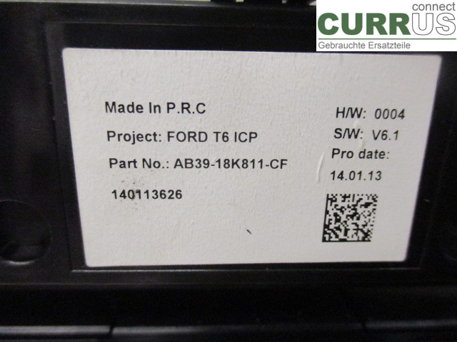 FORD RANGER EU 12-23 Radio CD / Multimedia panel 5263192 SA2R