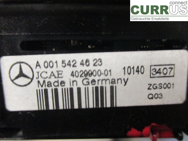 MB E-KLASS COUPE/CAB(C207) 09-17 Control display A0015424623 OM642.836