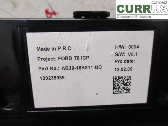 FORD RANGER EU 12-23 Radio CD / Multimedia panel 5264362 QJ2R