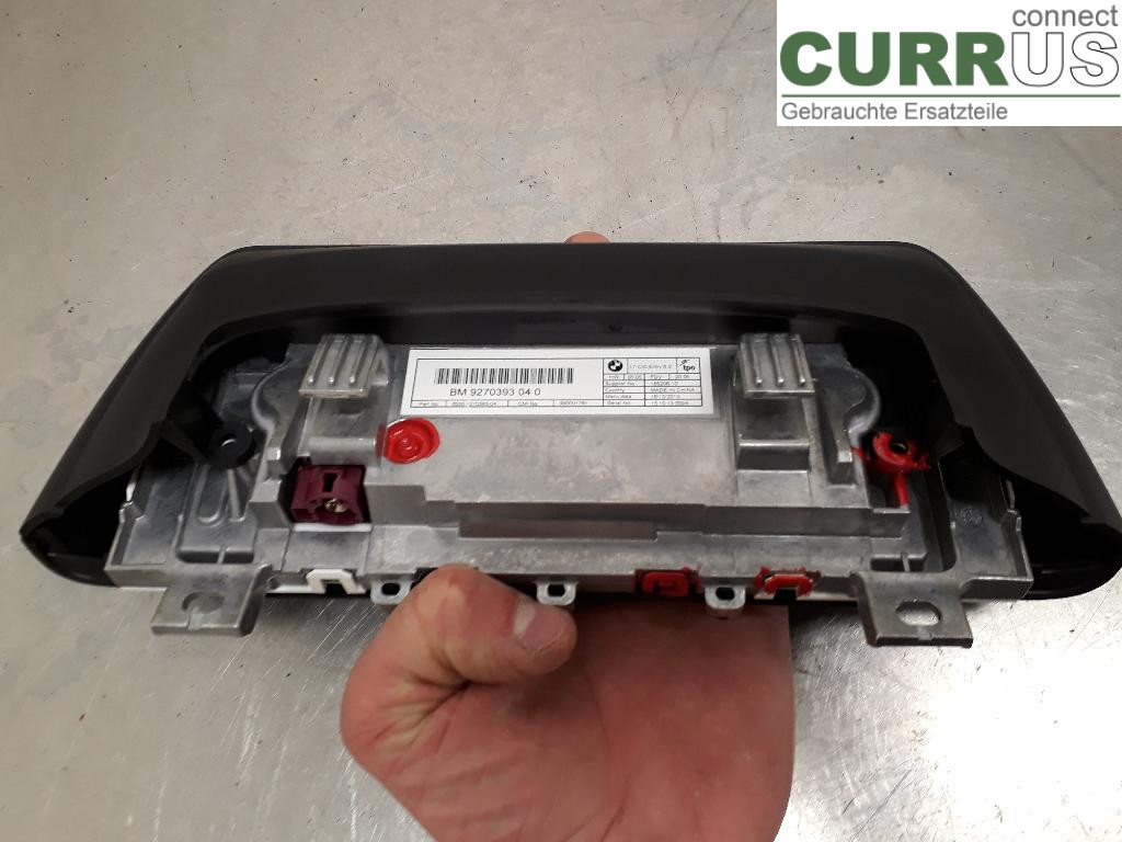 BMW 3 F30/F31/F80    12-19 Control display 65509270393 N47-D20C