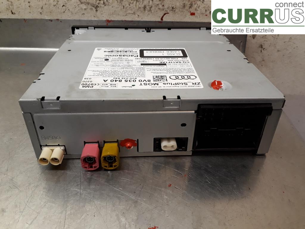 AUDI A3/S3 8V  13-20 Radio CD /Multimediapanel 8V0035840A CRBC