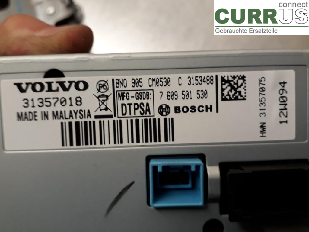 VOLVO V60  11-13 Control display 36050609 B4164T2