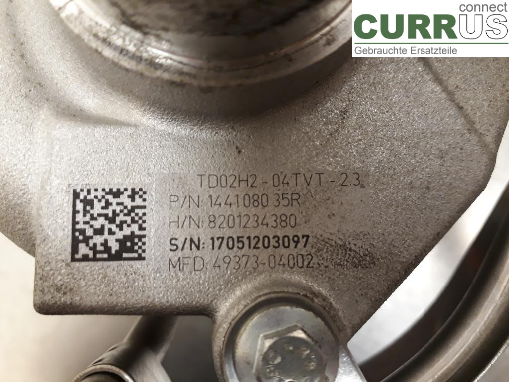 RENAULT CAPTUR 13-19 Turbosprężarka 144102069R H4B-408