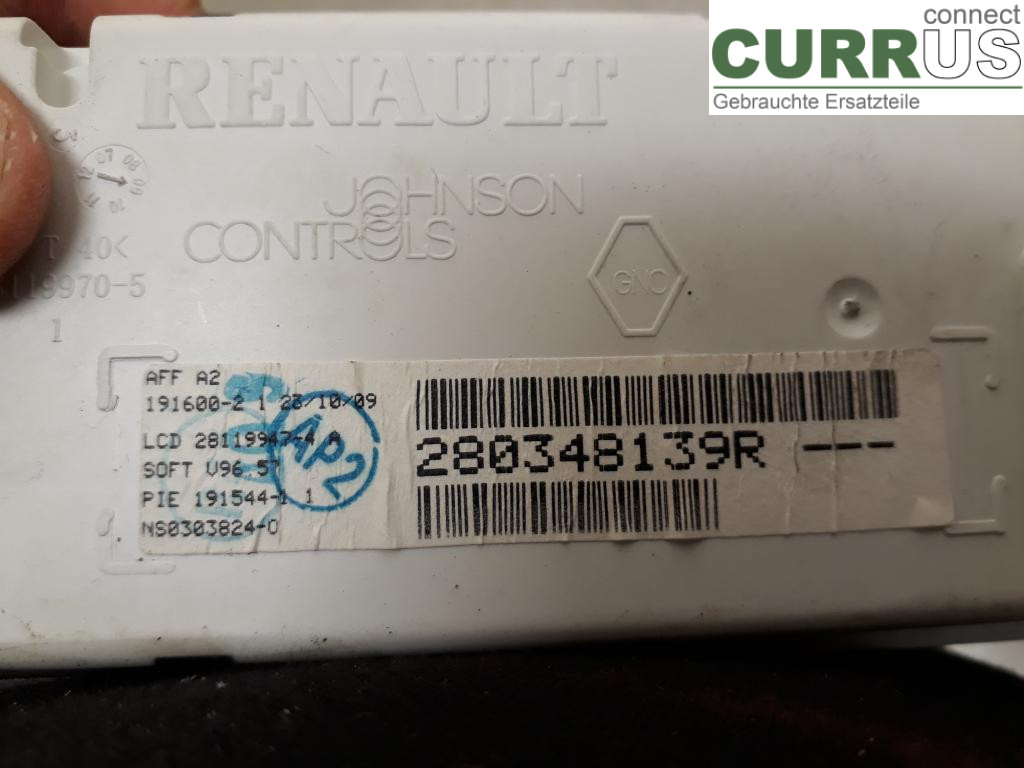 RENAULT KANGOO II  08-14 Control display 280348139R K9K-802