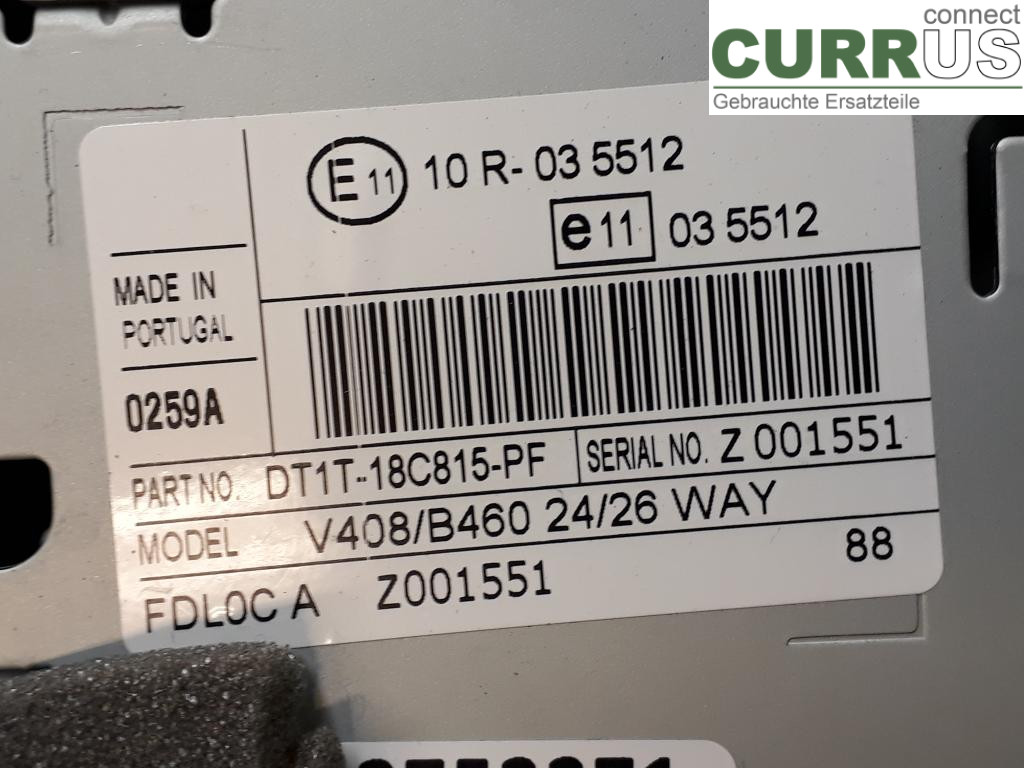 FORD TRAN./TOURN CONNECT 13- Radio CD / Multimedia panel 2267973 TZGA
