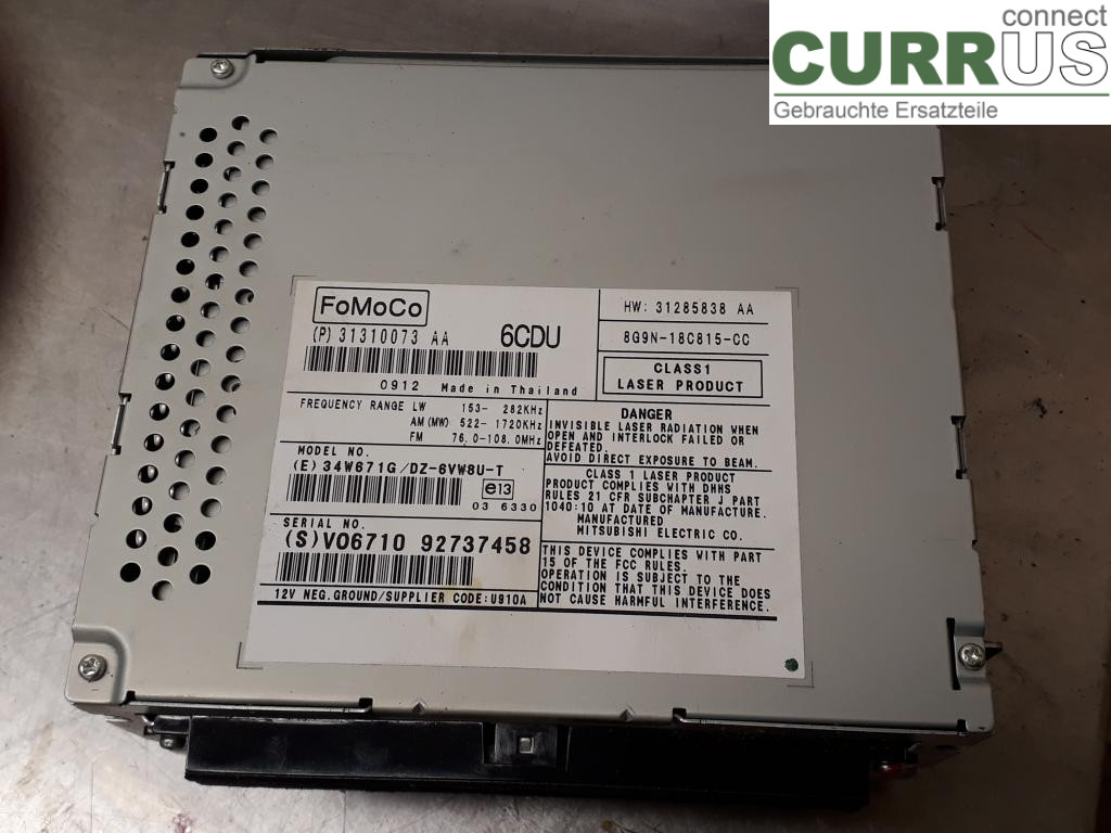 VOLVO S80      07- 13 Radio CD / Multimedia panel 36050932 B5254T11