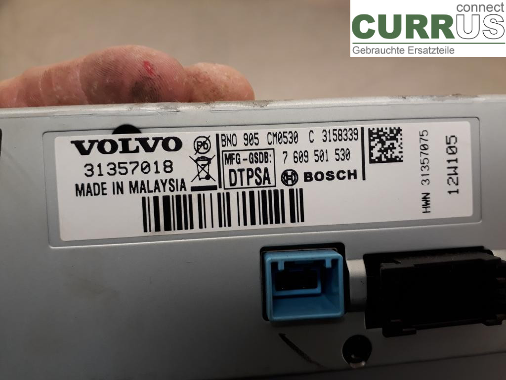 VOLVO V60  11-13 Wyświetlacz sterujący 36050609 D4162T