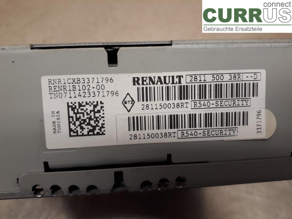 RENAULT CLIO III  09-12 Radio CD / Multimedia panel 281153881R D4F-740