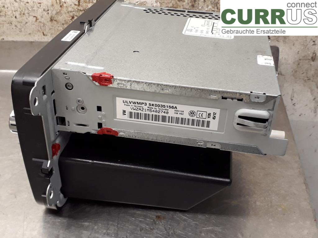 VW PASSAT  11-14 Radio CD / Multimedia panel 5K0057156AX CFFB