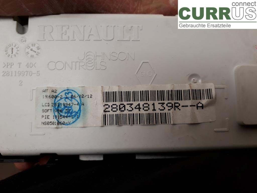 RENAULT CLIO III  09-12 Control display 280348139R D4F-740