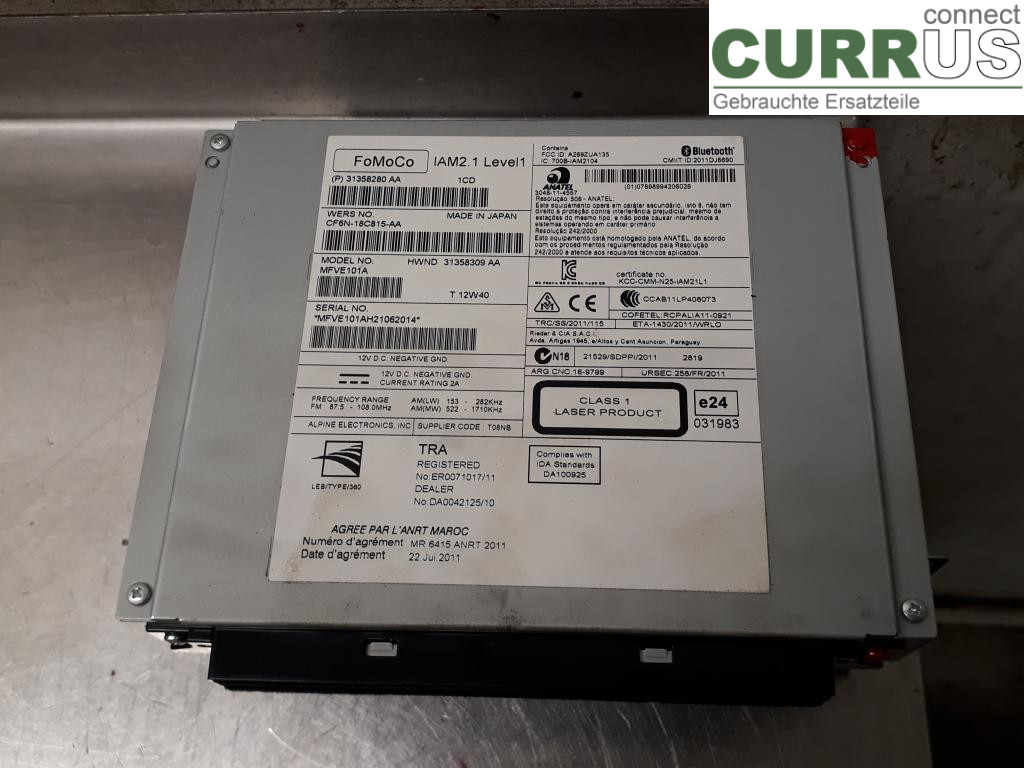 VOLVO V40  12-19 Radio CD / Multimedia panel 36050605 D4162T