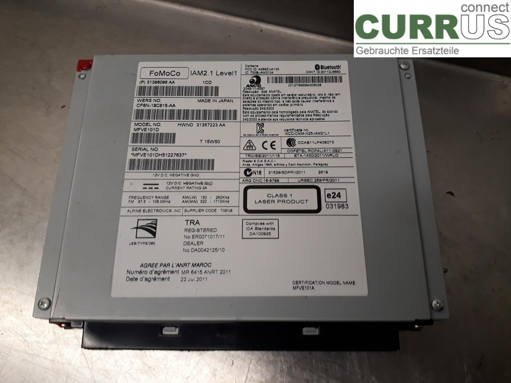 VOLVO V40  12-19 Radio CD / Multimedia panel 36012367 D4204T8