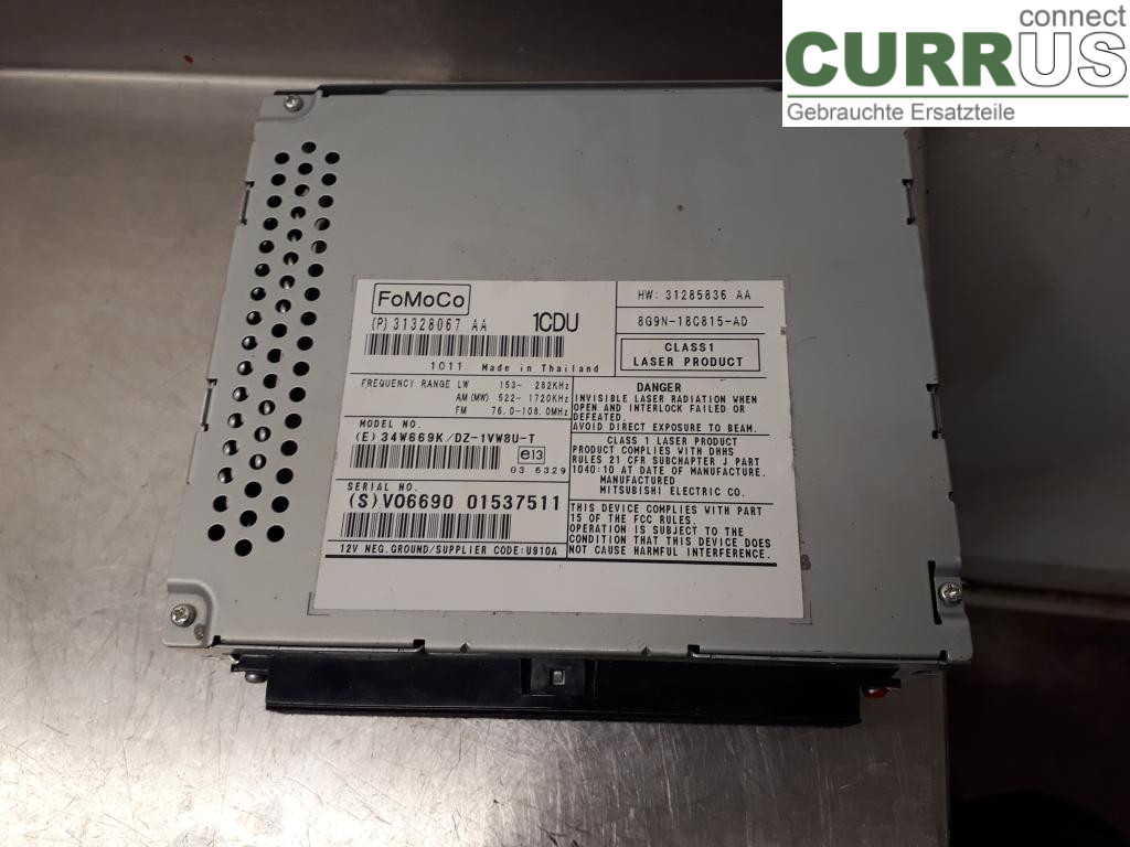 VOLVO V70      08-13 Radio CD / panneau multimédia 36050930 D5204T2