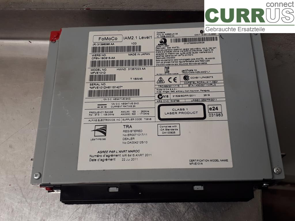 VOLVO V40  12-19 Radio CD / Multimedia panel 36012367 D4204T8