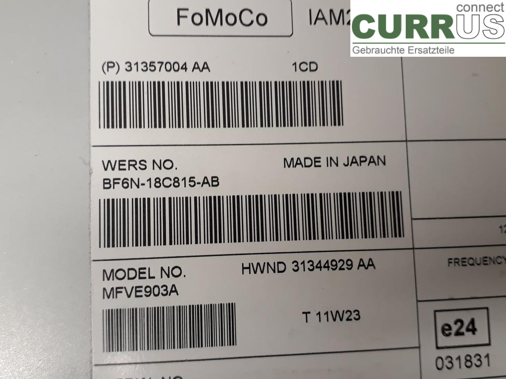 VOLVO V60  11-13 Radio CD / Multimedia panel 36050605 D4162T