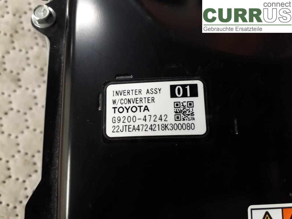 TOYOTA C-HR 16-23 Converter / inverter - electric G9200-49135 2ZR-FXE