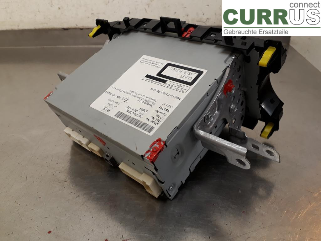 TOYOTA YARIS       12-14 Radio-CD-/Multimedia-Panel 86120-0D640 1KR-FE