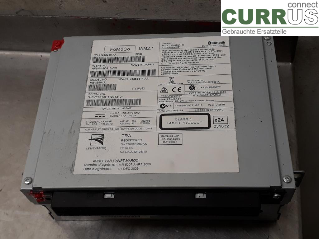 VOLVO V60  11-13 Radio CD / Multimedia panel 36050580 D4162T
