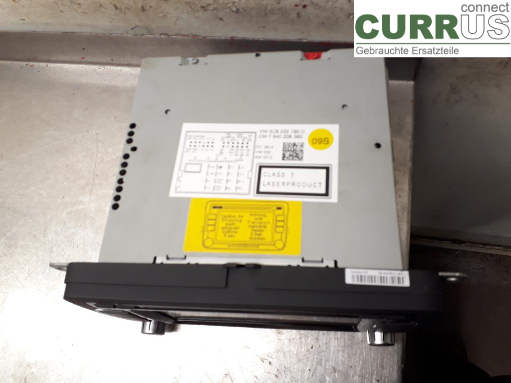 VW PASSAT  11-14 Radio CD / multimediepanel 3C8057190CX CFGC
