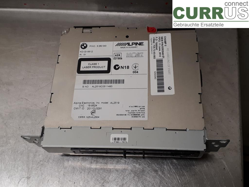 BMW X3 F25    10-17 Radio CD /Multimediapanel 65129273866 N47-D20C
