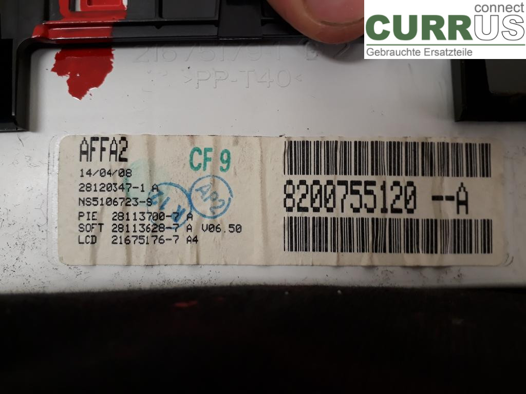 RENAULT MÉGANE II  06-08 Control display 8200755120 K4M-813