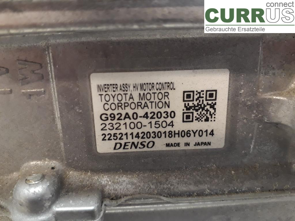 TOYOTA RAV4  13-18 Converter / inverter - electric G92A0-42050 2AR-FXE