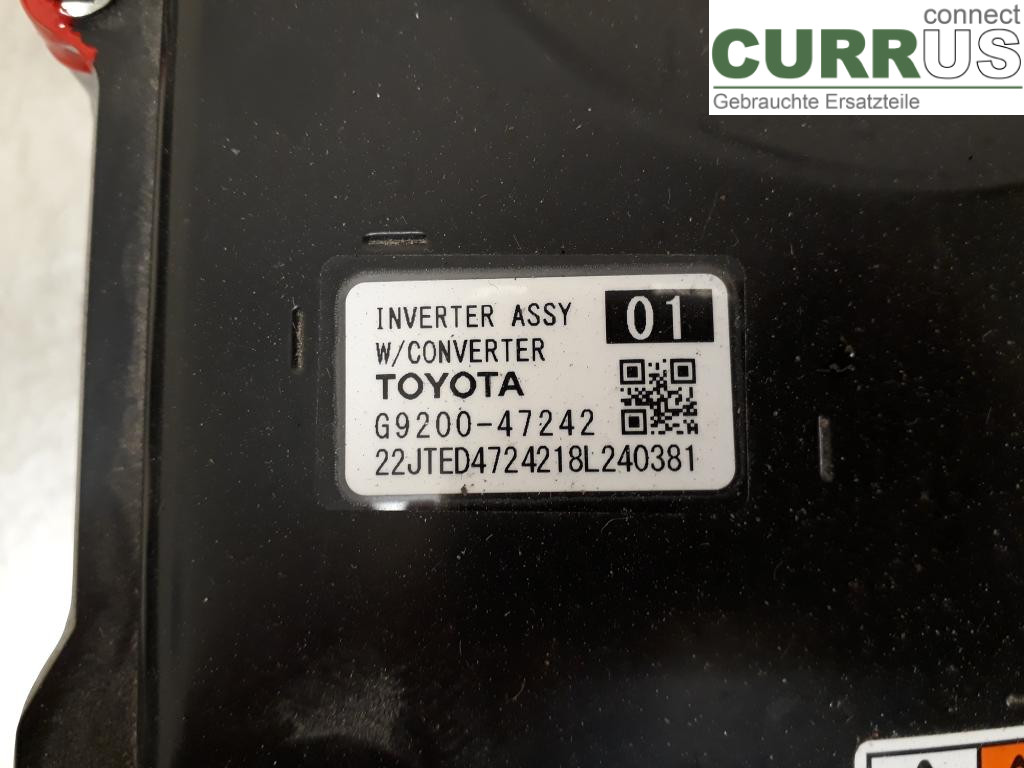 TOYOTA C-HR 16-23 Converter / inverter - electric G9200-49135 2ZR-FXE