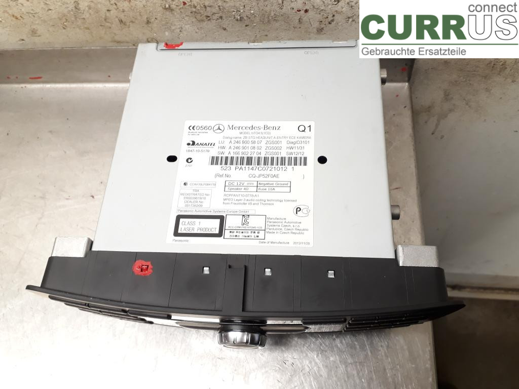 MB A-KLASS (W176)   13-18 Radio-CD-/Multimedia-Panel A2469008710 OM651.901
