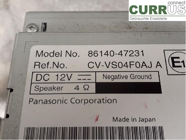 TOYOTA PRIUS+ ZVW40 12- Radio CD / Multimedia panel 86140-47231 2ZR-FXE