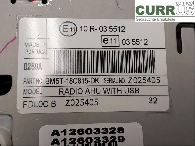 FORD FOCUS  11-14 Radio CD / Multimedia panel 2019793 M2DA