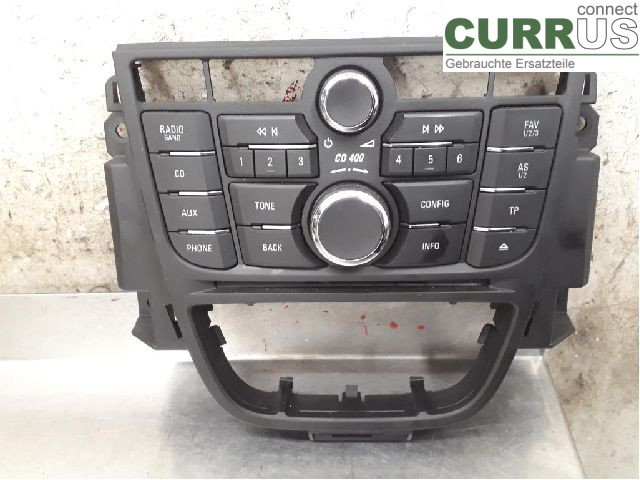 OPEL ASTRA  J    10-15 Radio CD /Multimediapanel 13360091 A17DTR