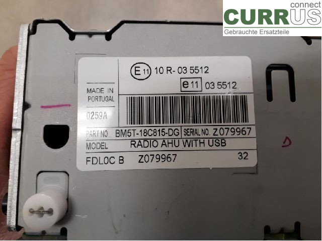 FORD FOCUS  11-14 Radio CD / Multimedia panel 2019793 MUDA