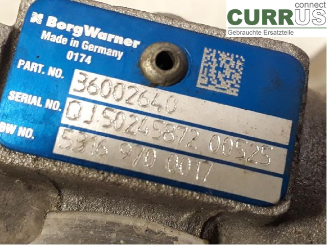 VOLVO XC60 14-17 Turbo charger 36012552 D5244T12