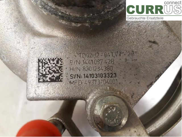 RENAULT CAPTUR 13-19 Turbosprężarka 144102069R H4B-400