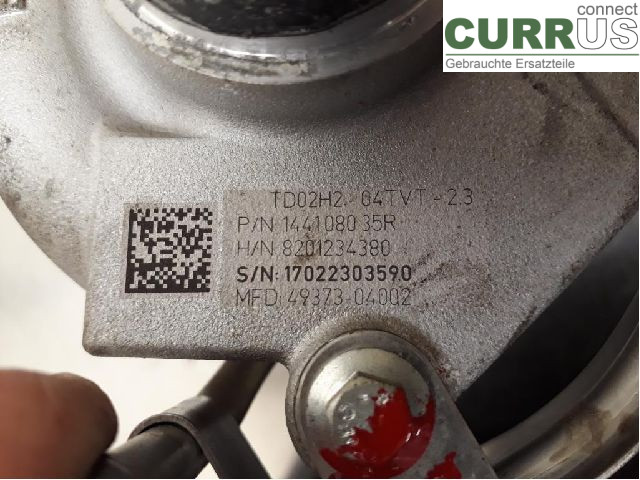 RENAULT CAPTUR 13-19 Turbosprężarka 144102069R H4B-400, H4B-40