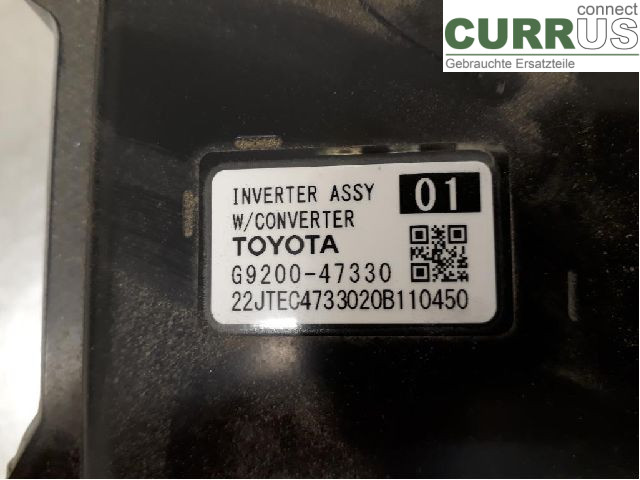 TOYOTA COROLLA 19- Converter / inverter - electric G9200-49135 2ZR-FXE